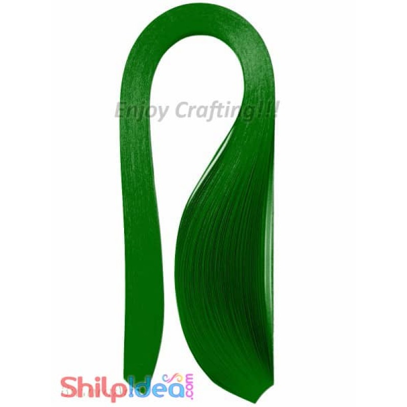 Quilling Paper Strips - Dark Green - 3mm